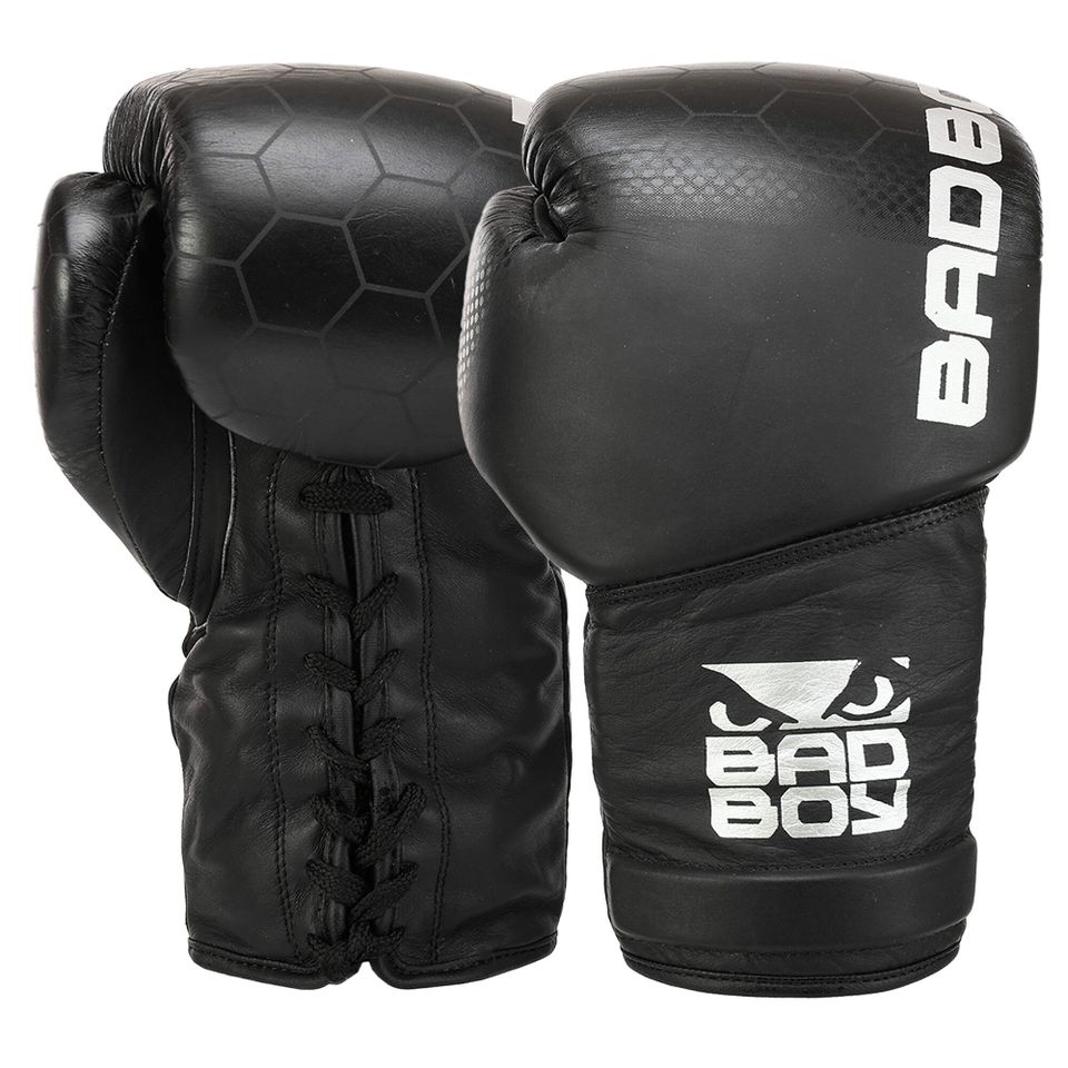 Mănuși box Bad Boy Legacy VL-6619 (10oz) negre, maro. — 1