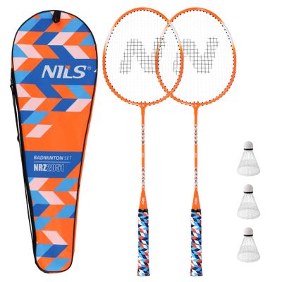 Palete badminton (2 buc.+3) + husa NR2051 NILS