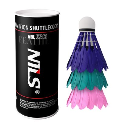 Fluturasi badminton (3 buc) pana NILS NBL6213