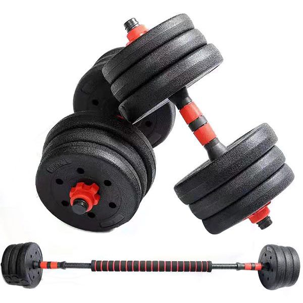 Set gantere și halteră reglabile, 20 kg total, 2 x 10 kg (art.9553) — 1