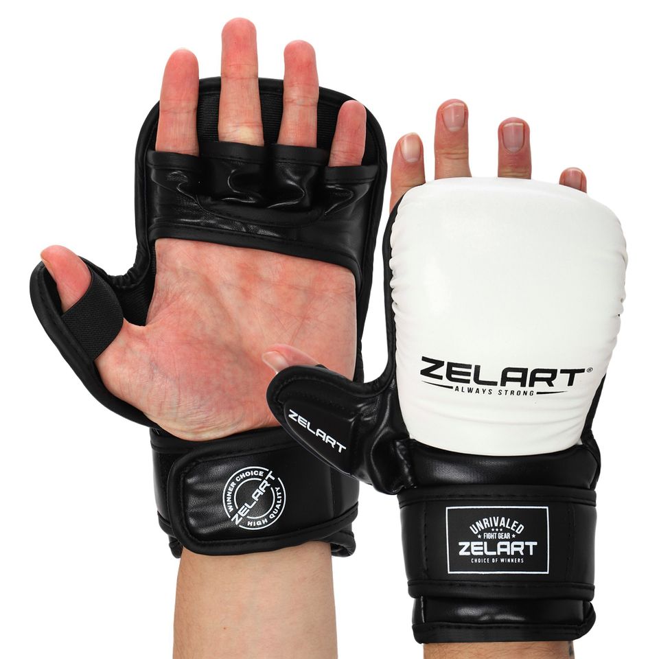 Перчатки Крабы спаринговые для MMA Zelart BO-4612, L-XL, цвета в ассортименте. — 1