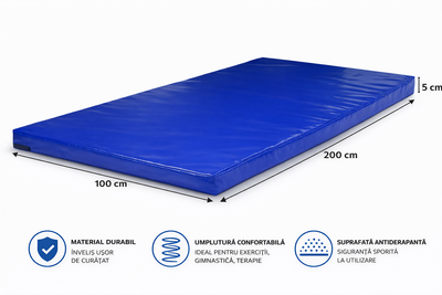 Saltea pentru Lupte (200×100×5см 120 kg/m3 ) MAT Profi PVC.