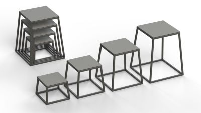 PLATFORME PLIOMETRICE (4 buc) metal