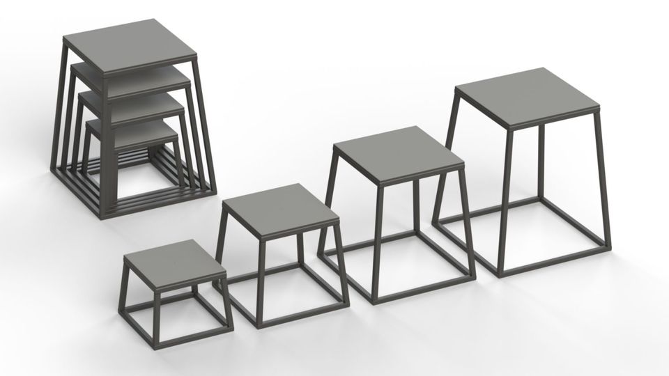 PLATFORME PLIOMETRICE (4 buc) metal — 1