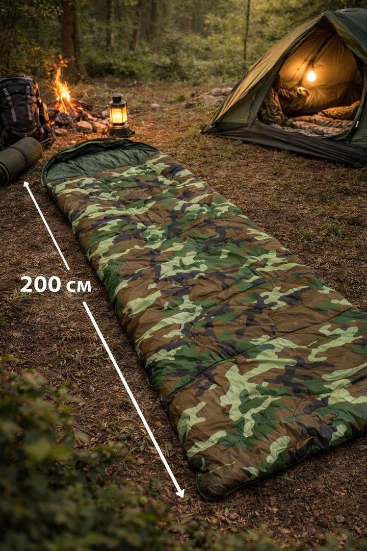 Sac de dormit ARMY 200 cm 2510-1339 SIO — 1