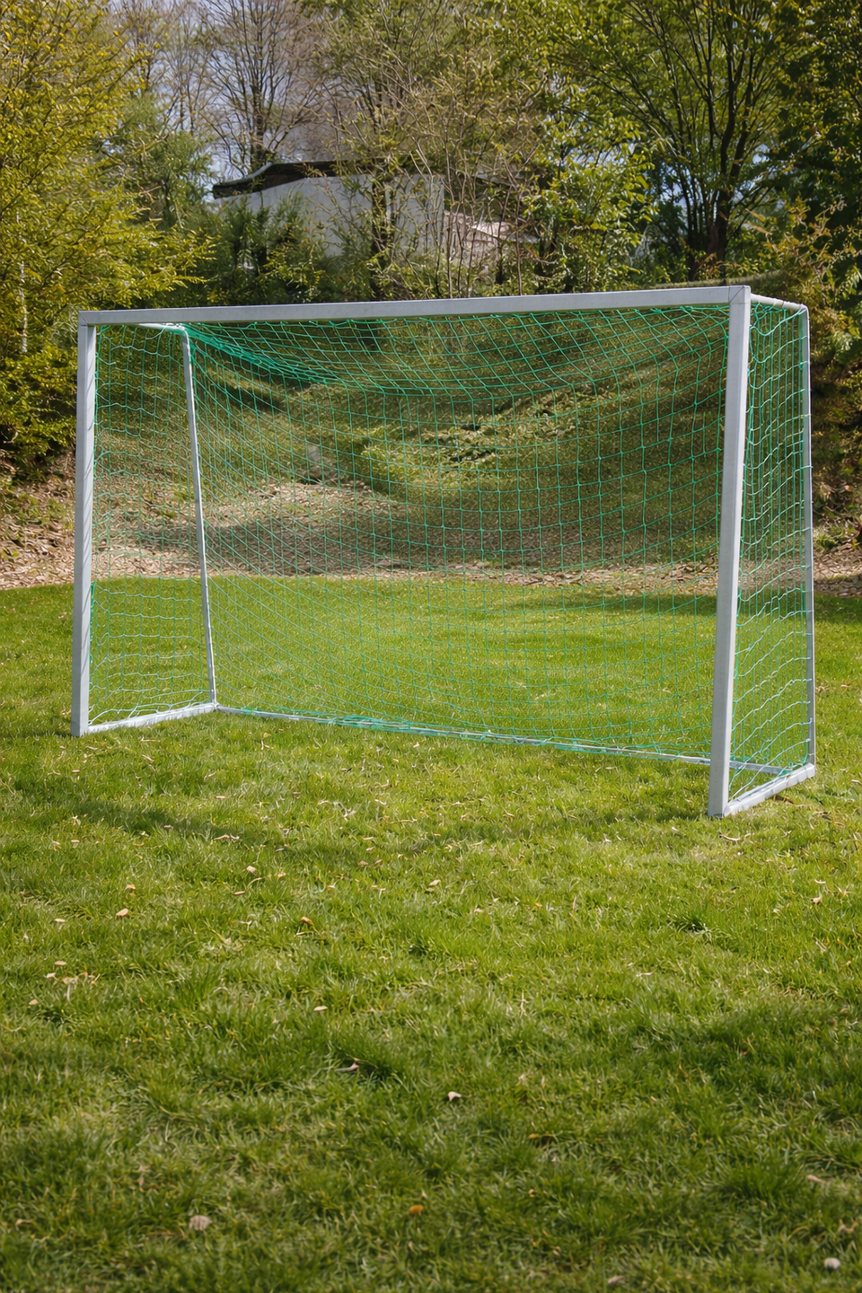 Porți Fotbal 3x2 m Profil Pătrat (80x80 mm) Oțel. — 1