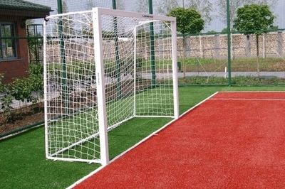 Porți Fotbal 3x2 m Profil Pătrat (80x80 mm) Aluminiu
