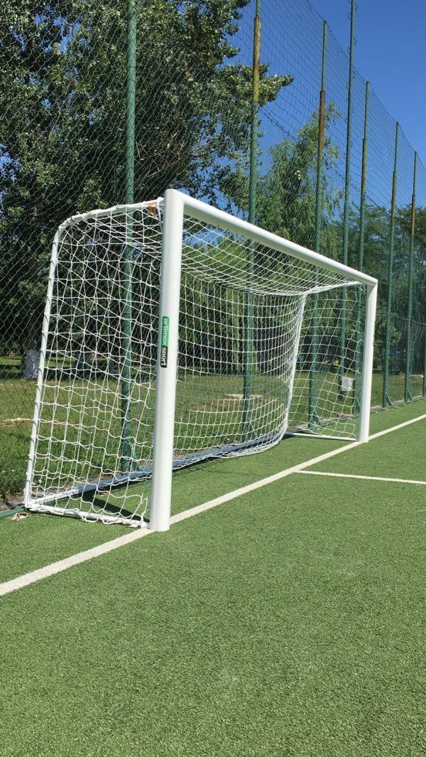Футбольные Вороты 5x2 m Овальный Профиль (120x100 mm) Алюминий — 1