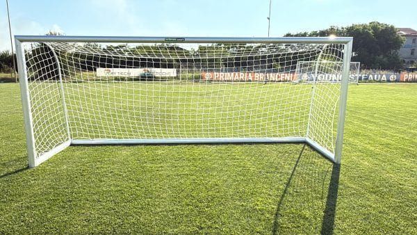 Porți Fotbal 5x2 m Profil Pătrat (80x80 mm) Aluminiu — 1