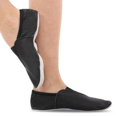 Balerini HARD TOUCH OB-4700 de dans și gimnastică din piele, 27-43, negru