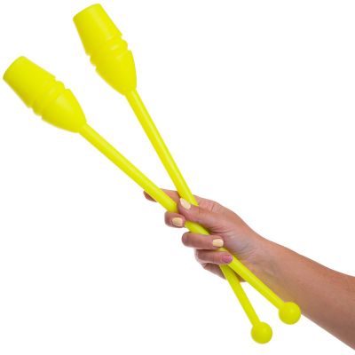 Булавы для художественной гимнастики Lingo C-045 (2шт), l=44см, 130gr,