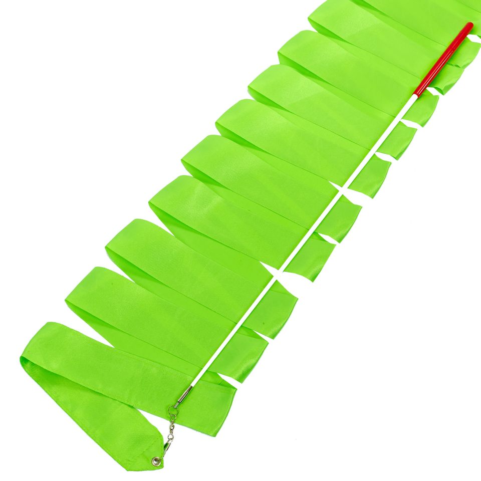 Panglică Lingo C-3248  (l=6,3m) pentru gimnastică ritmică cu stick,, multicoloră. — 1