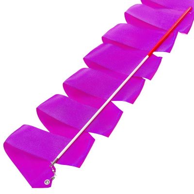 Panglica Lingo C-3249 (l=3.3 m) p/u gimnastica, multicoloră.