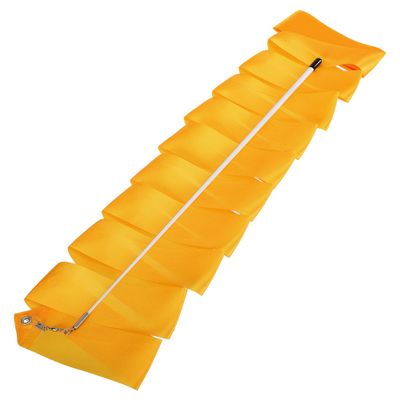 Panglică FIG C-2854 (l=4m) pentru gimnastică cu stick, multicoloră.