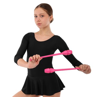 Costum  CO-7046 de dans și gimnastică cu fustă, 104-162см