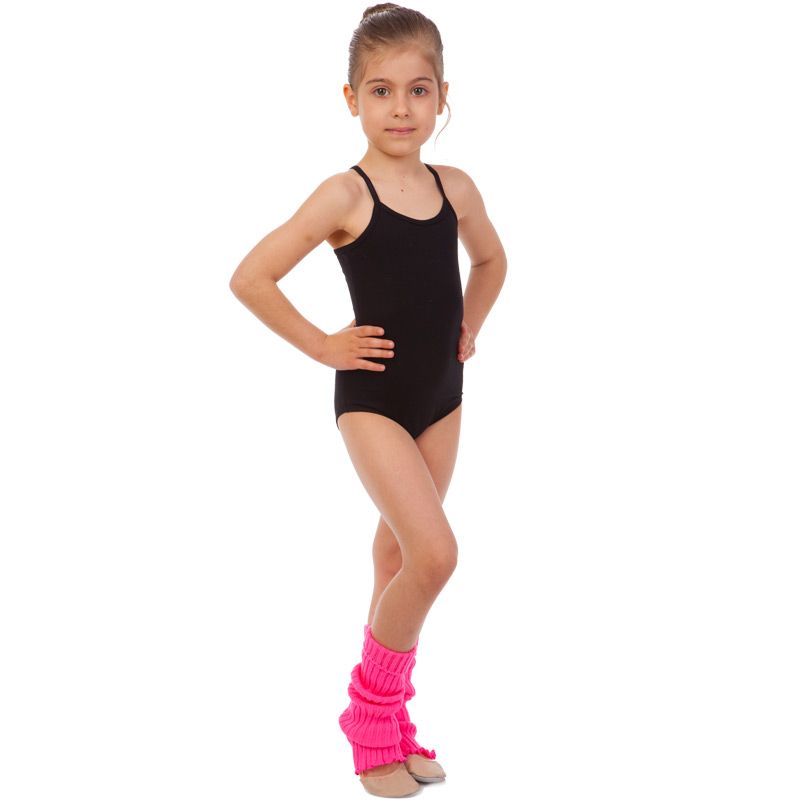 Costum DR-111-CB de dans și gimnastică din bumbac, cu bretele, 32-48 — 1