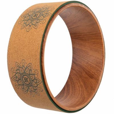 Roata Yoga cork d=33 cm, BLOOM Fit Wheel Yoga LB7124