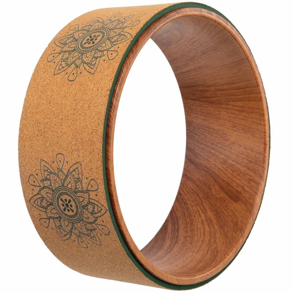 Колесо для йоги пробковое BLOOM Fit Wheel Yoga LB7124 — 1