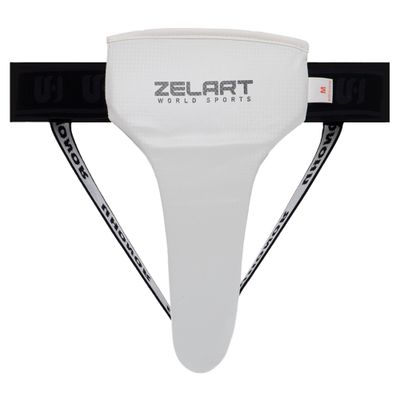 Protectie inghinala pentru femei Zelart BO-4008 XS, XL, alb.