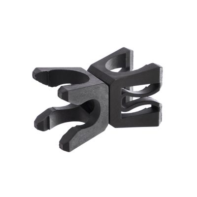 Clemă de blocare C-4599 pentru atașarea unui baston de gimnastică, ø2,5 cm, neagră
