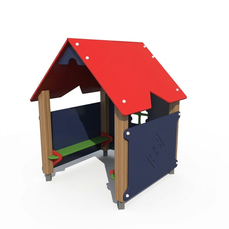 Căsuță de joacă DB-014 1250 x 1250 x 1650 mm — 1