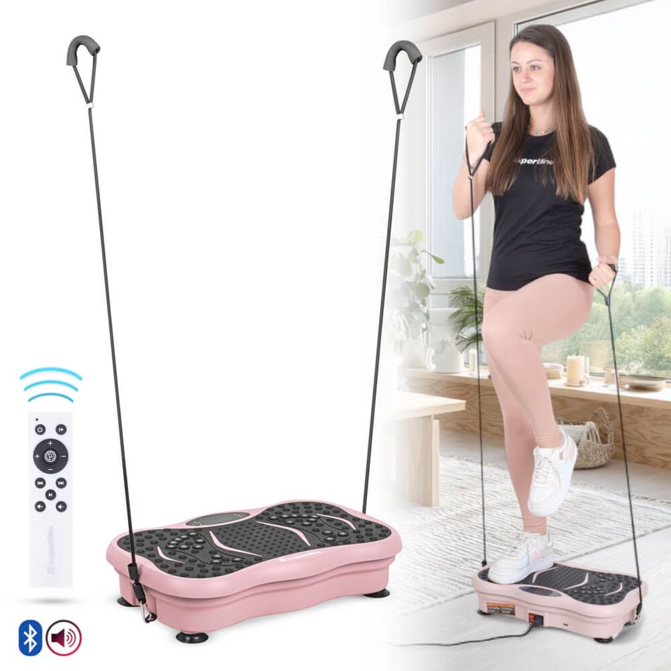 Виброплатформа (User Max 120 kg) inSPORTline Maviro 27008-3 Rose — 1