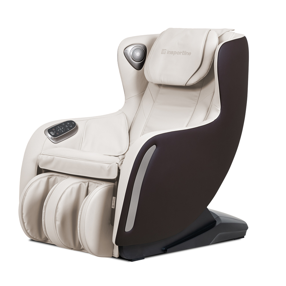 Fotoliu de Masaj Premium inSPORTline Fidardo Beige-Brown 26364 — 1