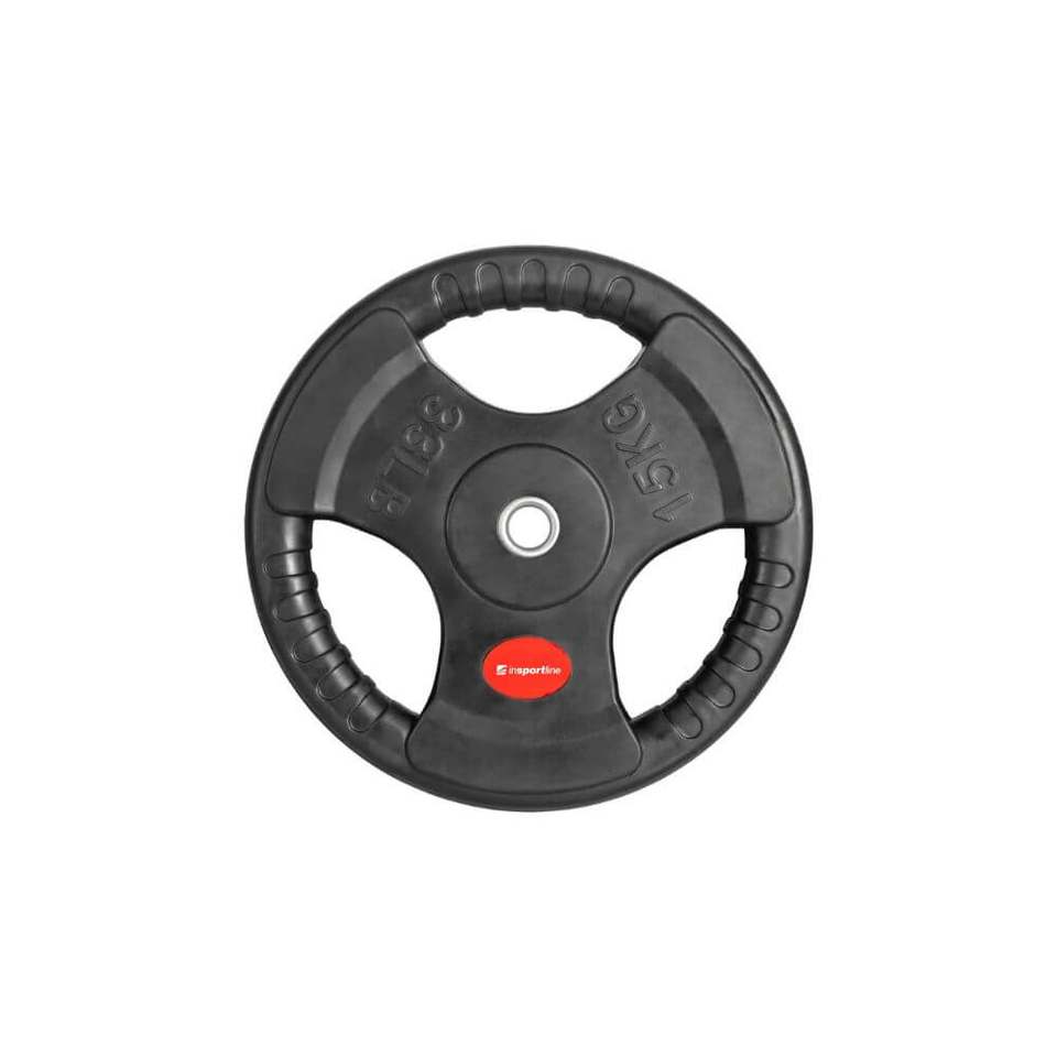 Disc Olimpic Cauciucat inSPORTline Graton OL 15 kg 50 mm 31252 — 1