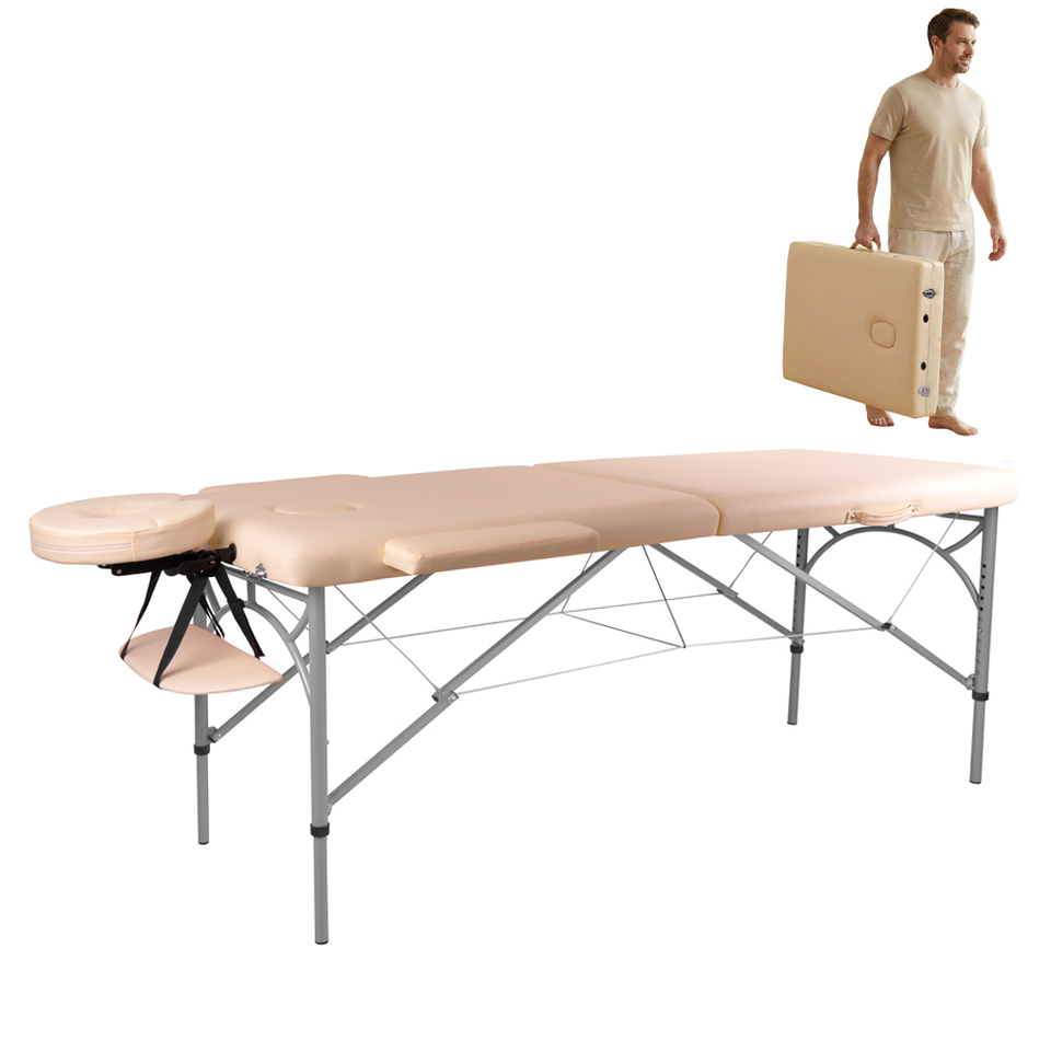 Masa de masaj Aluminiu inSPORTline Tamati 2 Secțiuni 9410 — 1