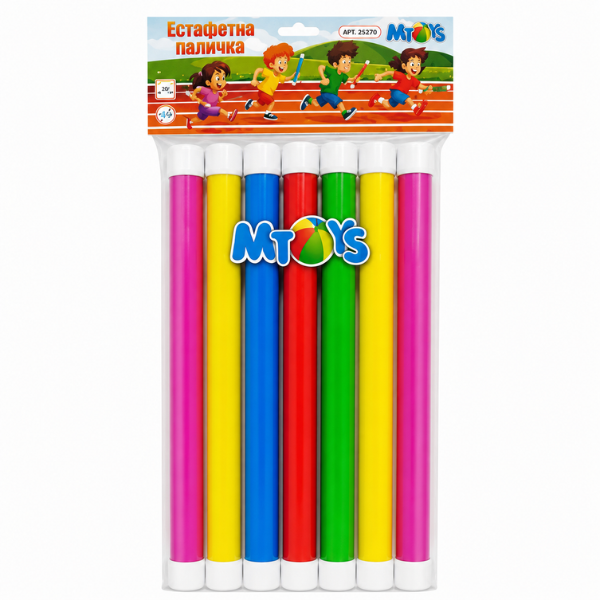 Set de bețe pentru ștafetă, 30 cm, 7 buc. — 1