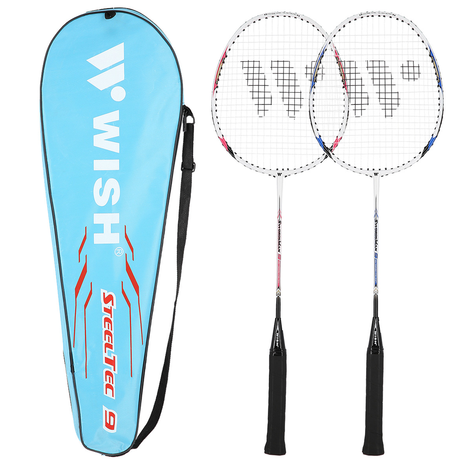 Set palete badminton WISH STEELTEC 9K (2 buc.) — 1