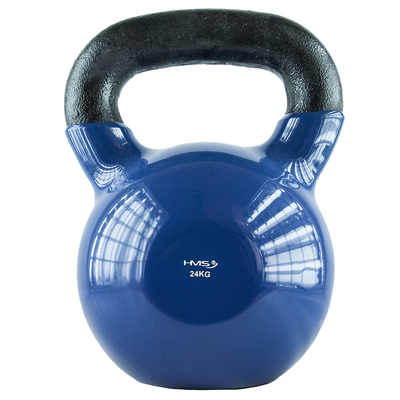 Gantera Kettlebell HMS KNV24 24 kg din fontă cu vinil