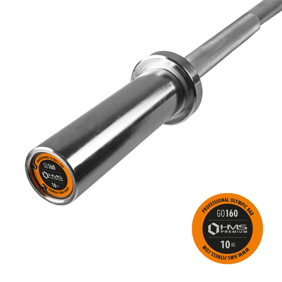Bara Olimpica dreapta d=50 mm HMS GO160 160 cm — 1