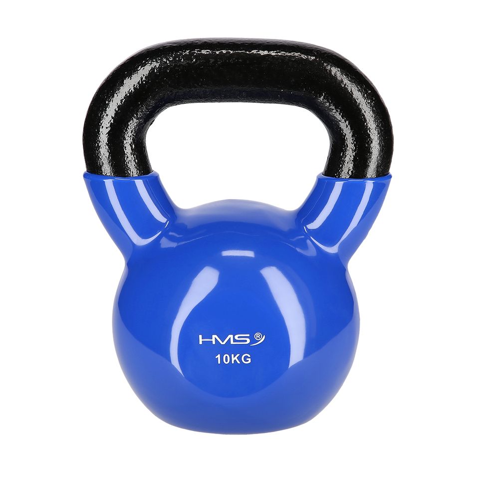 Gantera Kettlebell HMS KNV10 10 kg din fontă cu vinil — 1
