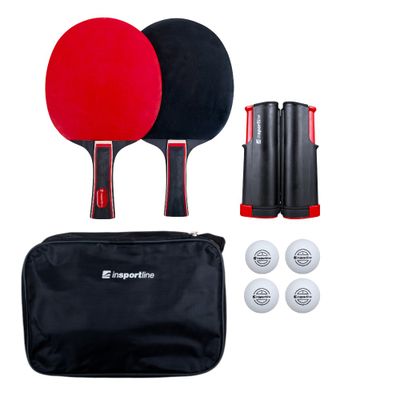Set tenis de masa inSPORTline Ekholm (plasa, 2 palete, 4 mingi) IN29144