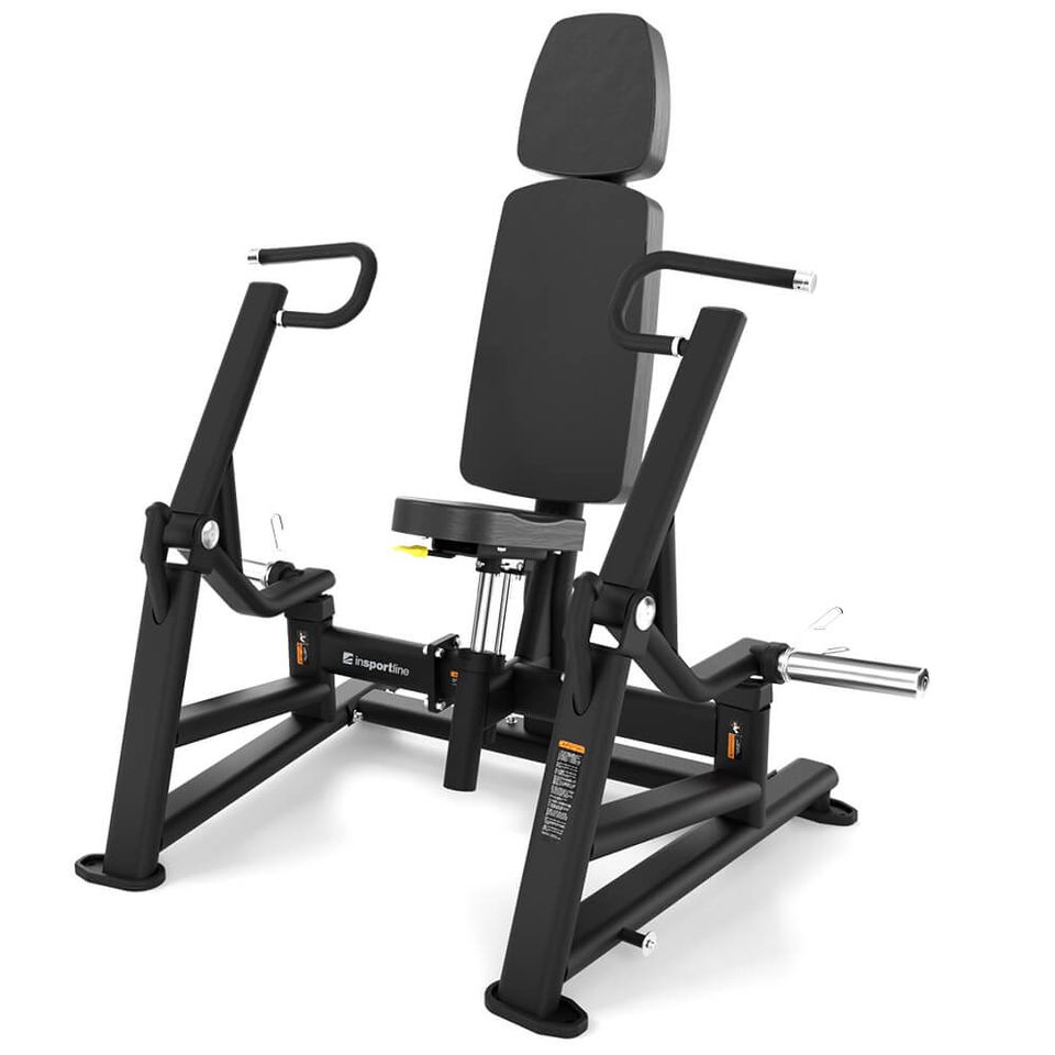 Aparat fitness inSPORTline Velocer Presa piept din sezut pe discuri IN30693 — 1