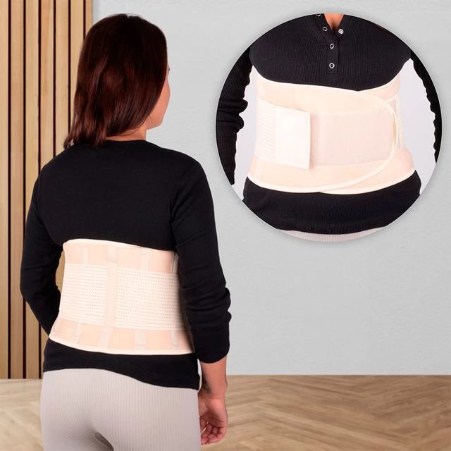 Curea din neopren in talie SPORTline 23802-L bej — 1